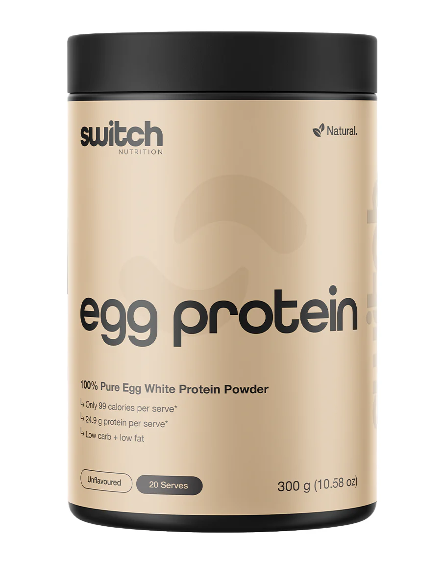 100% Pure Egg White Protein by Switch Nutrition