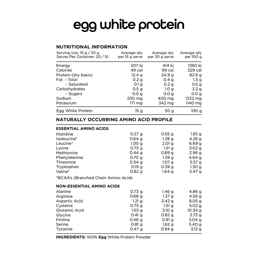 100% Pure Egg White Protein by Switch Nutrition - Image 2