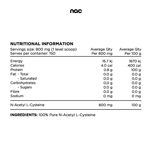 100% Pure N-Acetyl L-Cysteine (Powder) by Switch Nutrition - Image 2