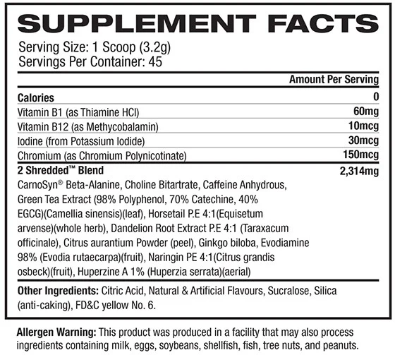 2Shredded by Beast Sports Nutrition - Image 3