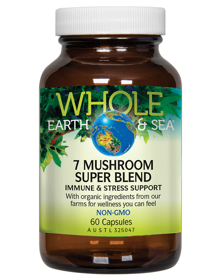 7 Mushroom Super Blend by Whole Earth & Sea
