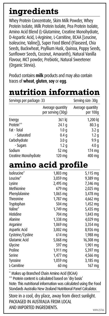 All Natural All-In-One Protein by White Wolf Nutrition - Image 5