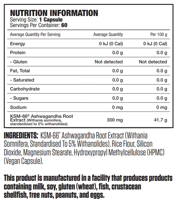 Ashwagandha by Genetix Nutrition Essentials - Image 2