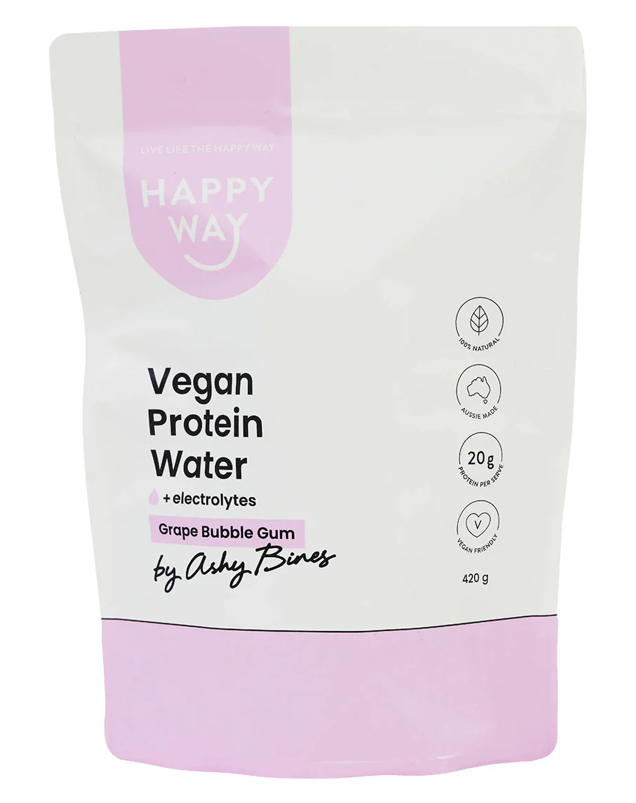 Ashy Bines Vegan Protein Water by Happy Way