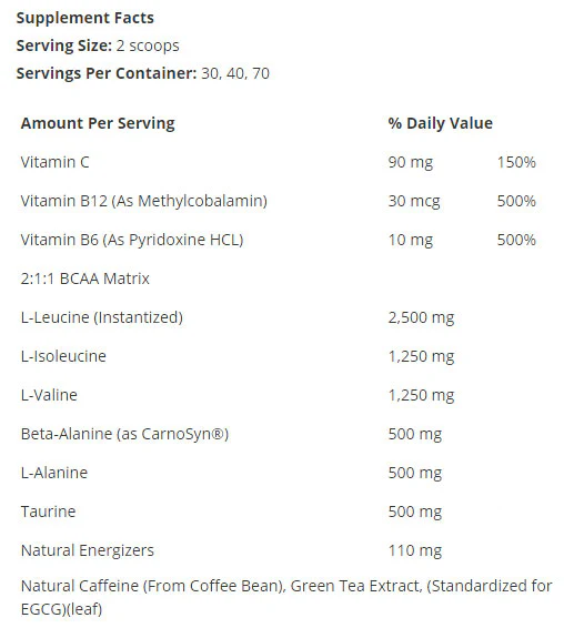 BCAA Energy by Evlution Nutrition - Image 8