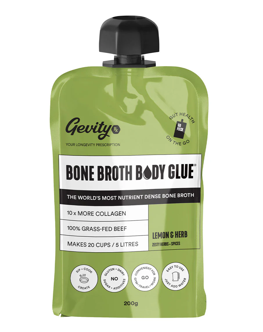 Bone Broth Body Glue (LEMON & HERB) by Gevity RX