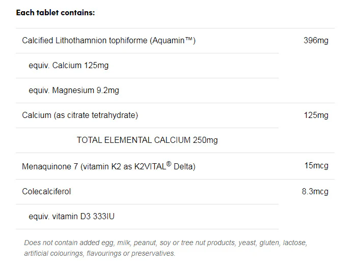 Calcium K2 with D3 by Herbs of Gold - Image 3