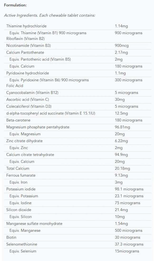 Children's Multivitamin by Caruso's Natural Health - Image 2