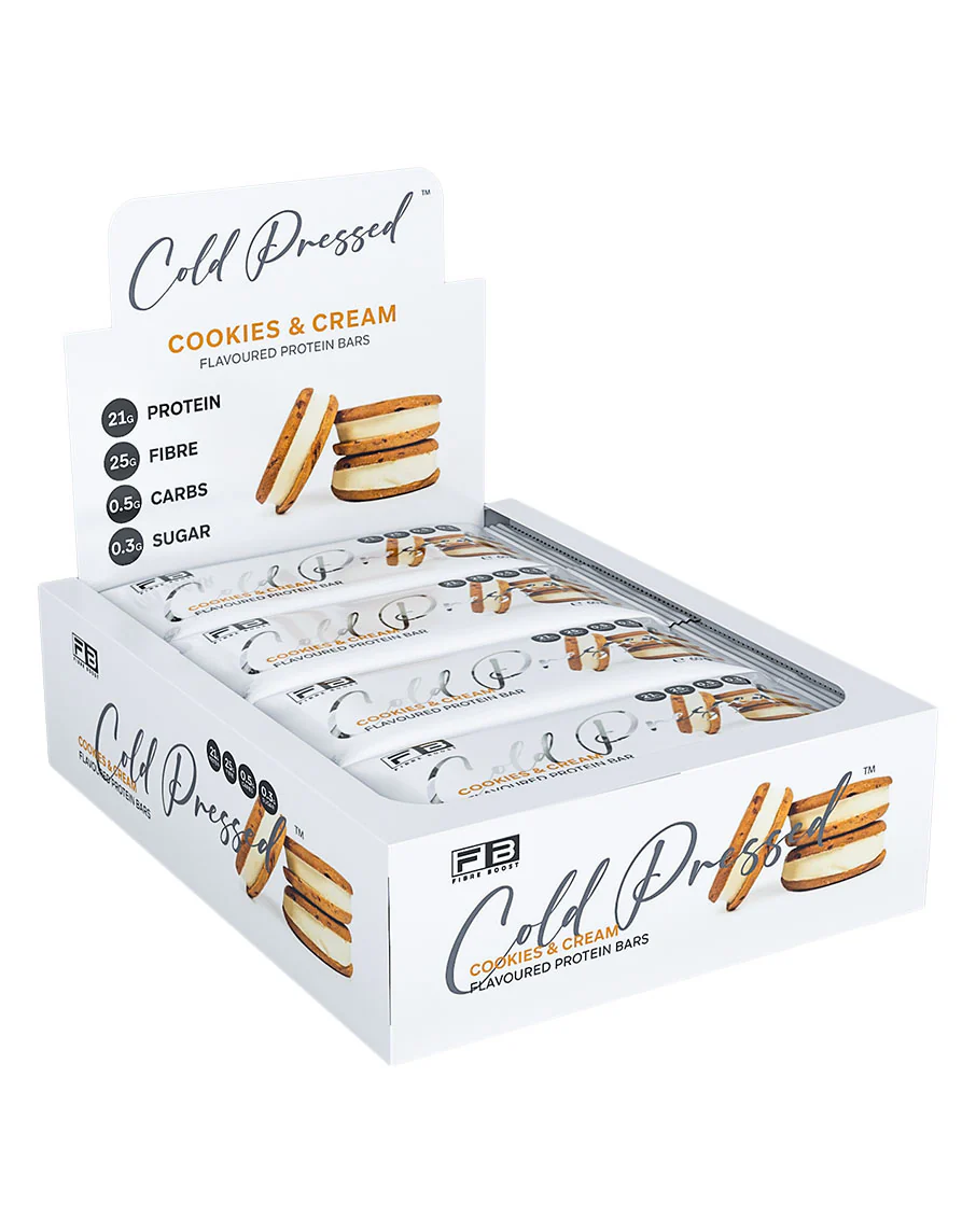 Cold Pressed Protein Bar (Box of 12) by Fibre Boost - Image 33