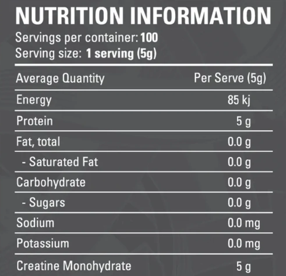 Creatine Monohydrate by Legit Supps - Image 2