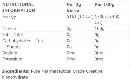 Creatine Monohydrate (Creapure) by Gen-Tec Nutrition - Image 5