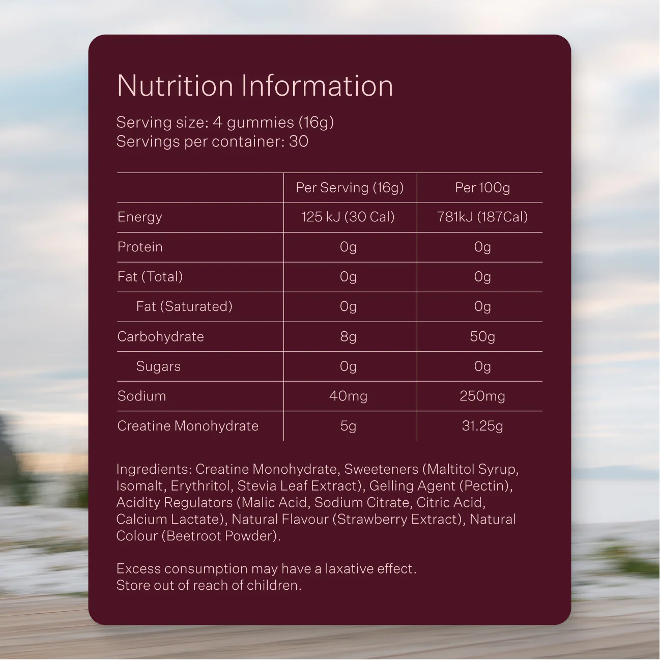 Creatine Monohydrate Gummies by Push - Image 2