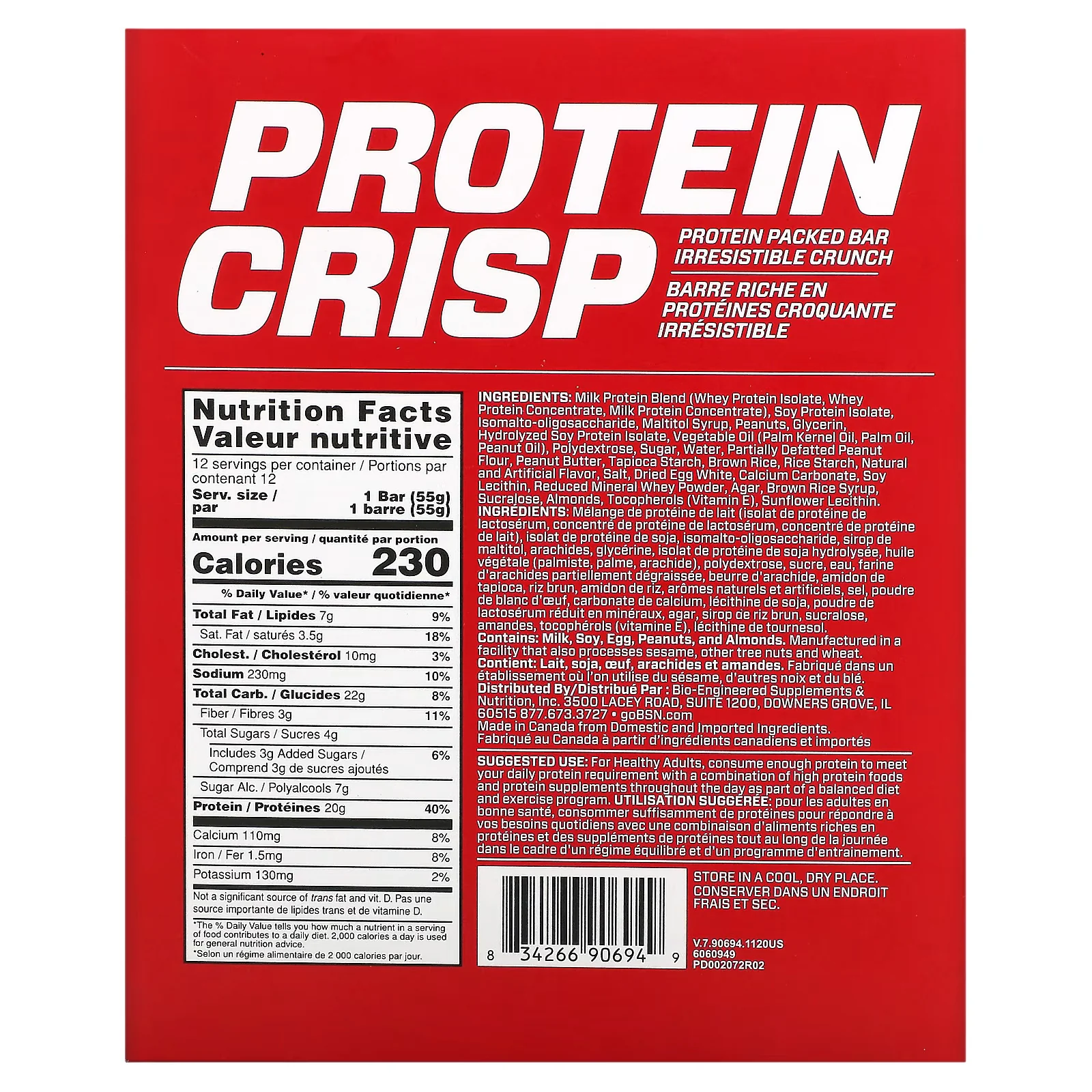 Crisp Protein Bar by BSN - Image 9