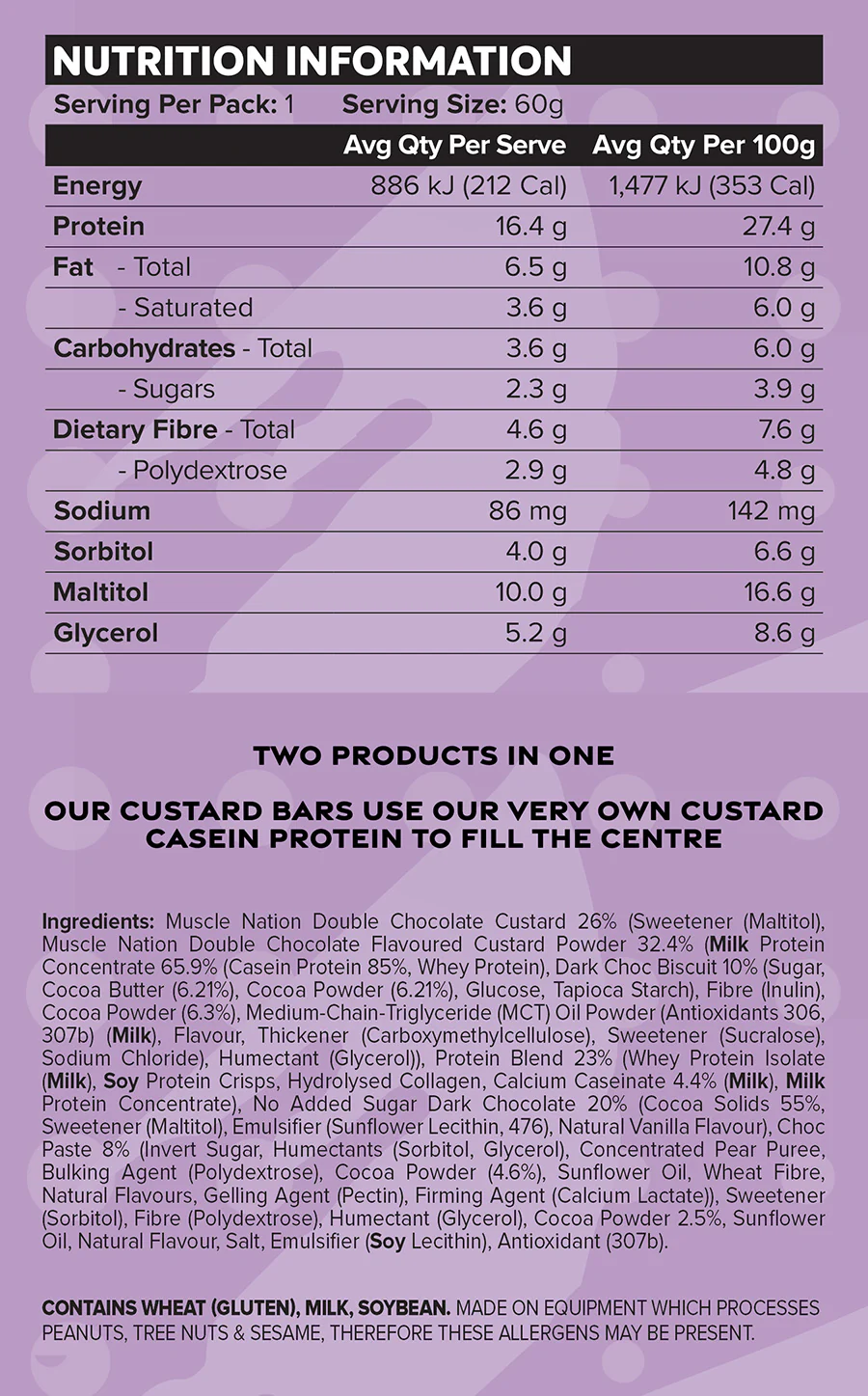 Custard Protein Bar by Muscle Nation - Image 15