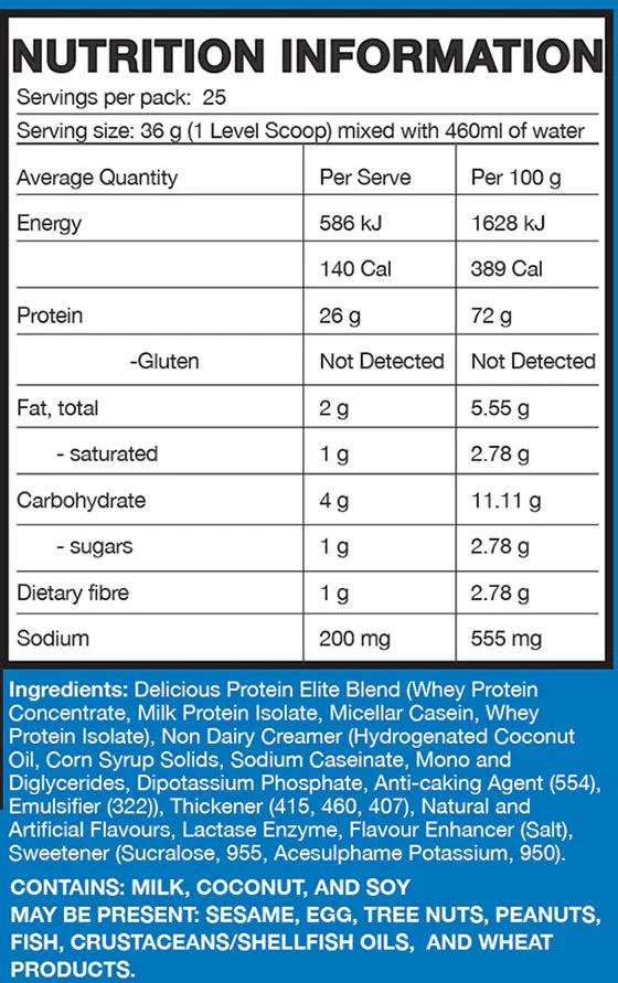 Delicious Protein Powder Elite by Giant Sports - Image 13