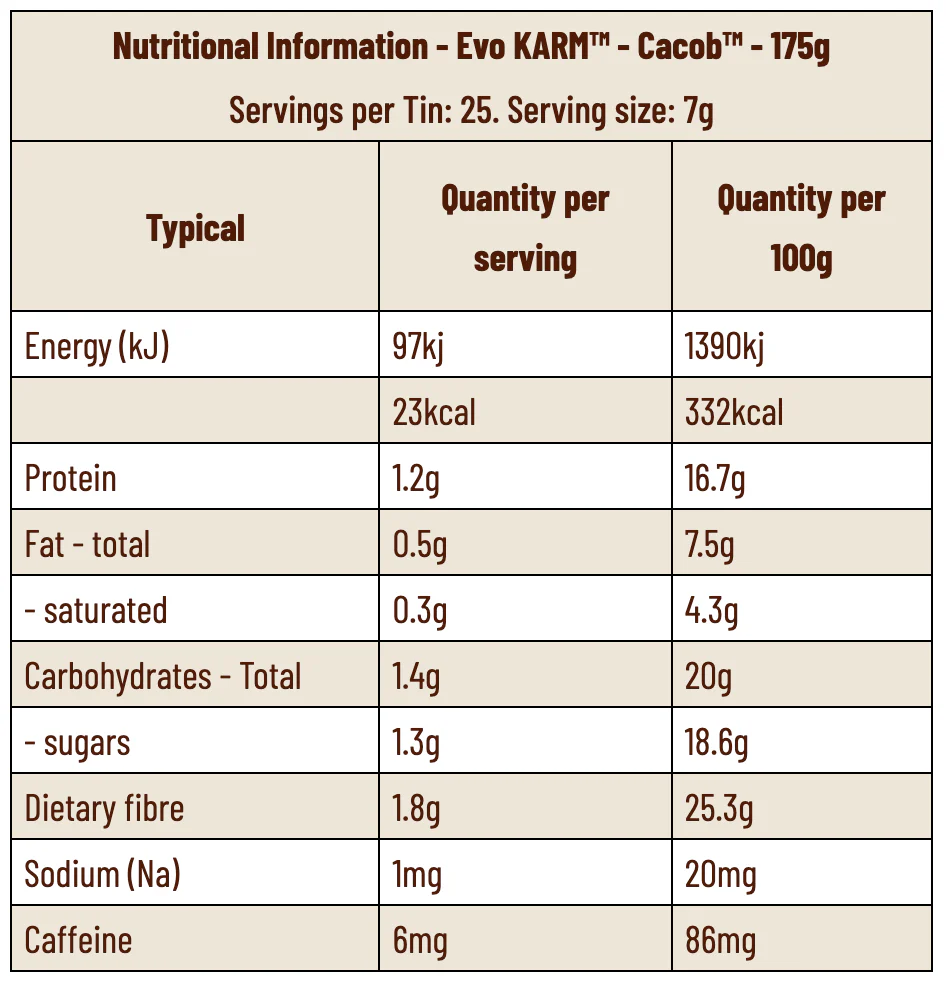 Evo+ Karm™ Cacao & Carob Drink by Evolution Botanicals - Image 2