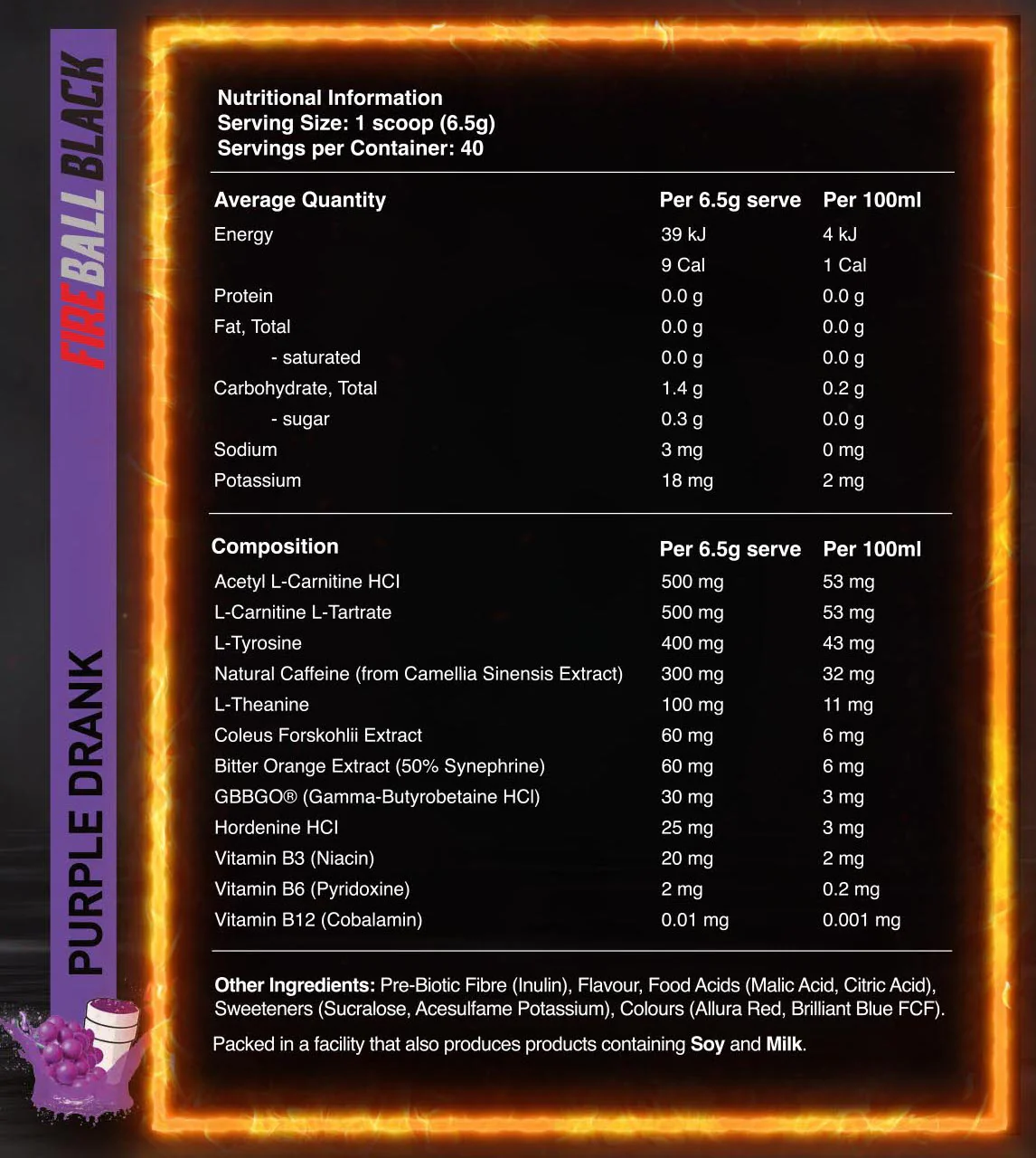 Fireball Black by Red Dragon Nutritionals - Image 7