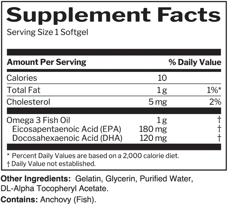 Fish Oil Omega-3 Fatty Acids by - Image 2
