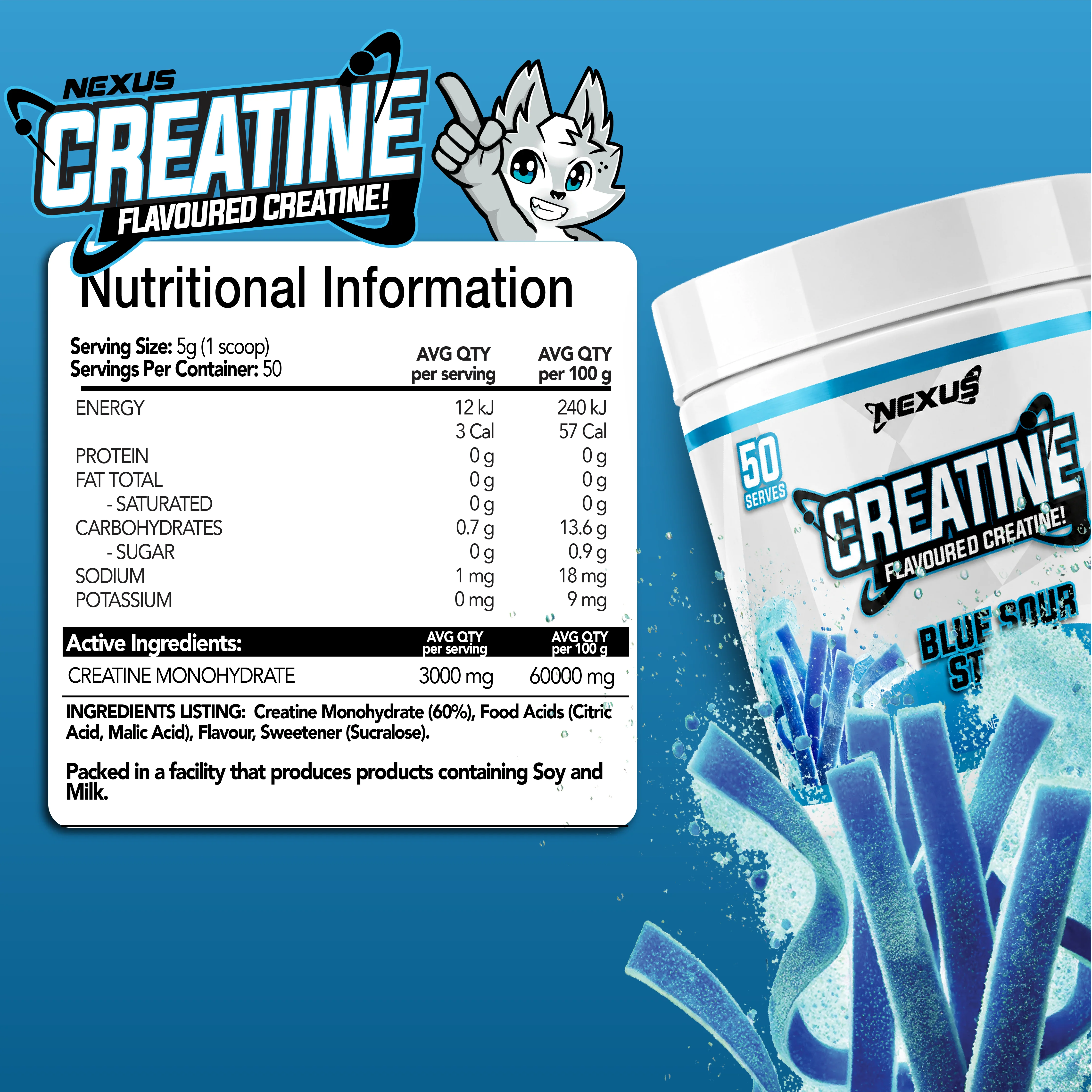 Flavoured Creatine by Nexus Sports Nutrition - Image 3
