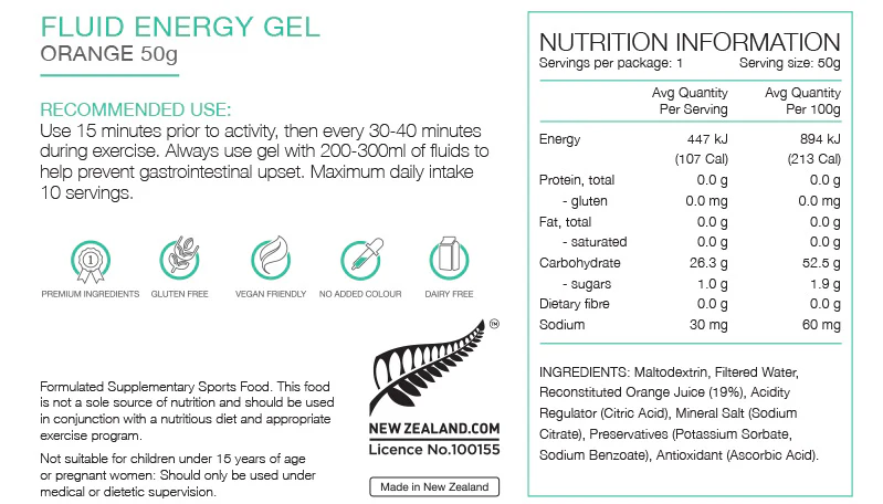 Fluid Energy Gel by Pure Sports Nutrition - Image 11