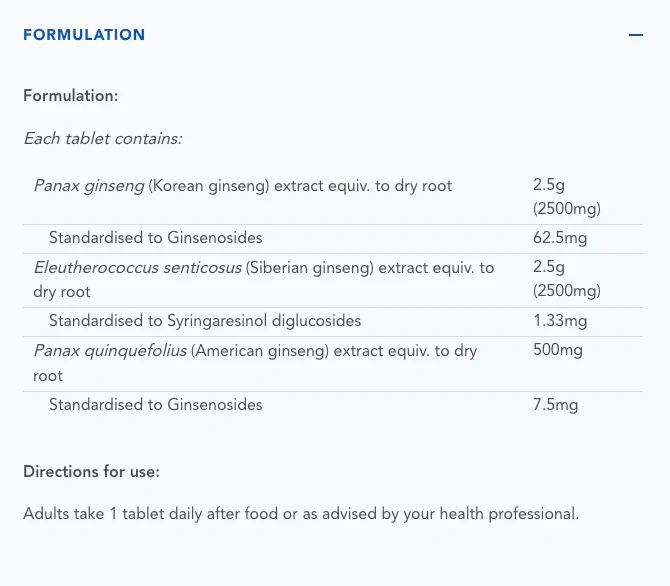 Ginseng 5500 by Caruso's Natural Health - Image 2