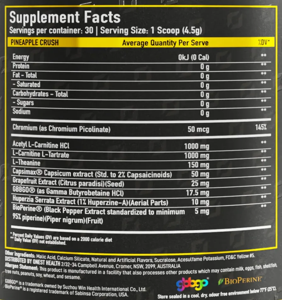 HyperBurn Caffeine Free by Onest - Image 3