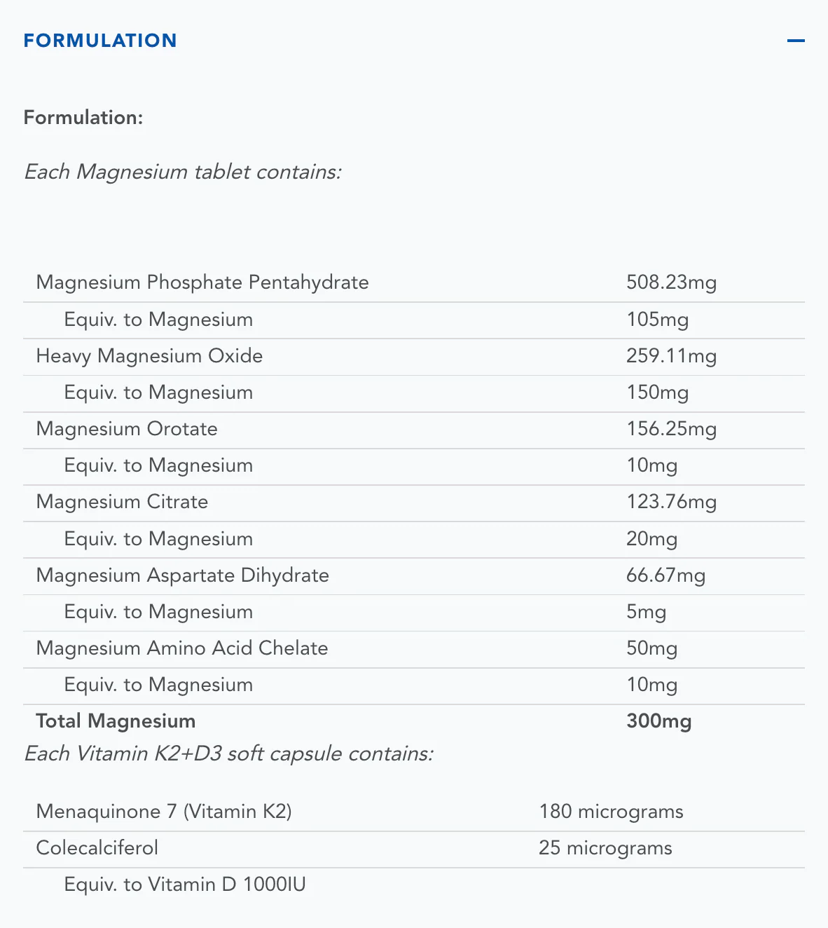 K2 + D3 + Magnesium by Caruso's Natural Health - Image 2