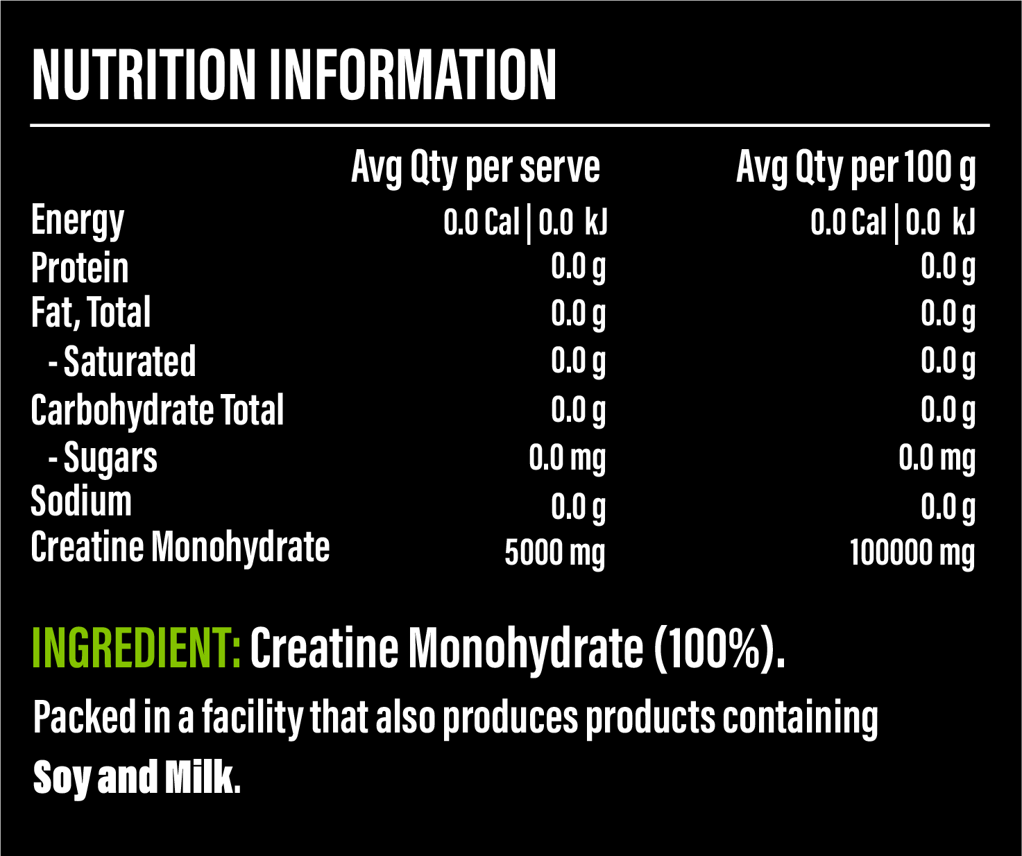 Kamikaze Creatine Monohydrate by Athletic Sport - Image 4