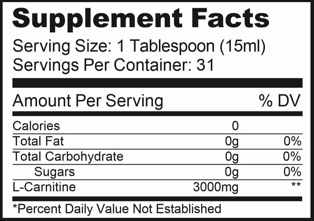 L-Carnitine 3000 by Ryse - Image 3