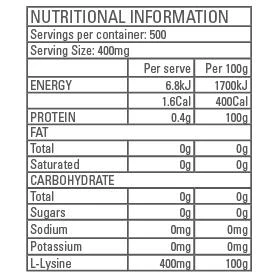 L-Lysine by Gen-Tec Nutrition - Image 2