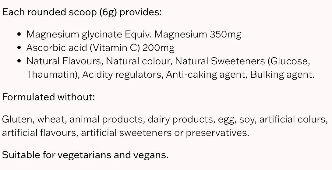 Magnesium Glycinate + High Strength Powder by NutraLife - Image 2