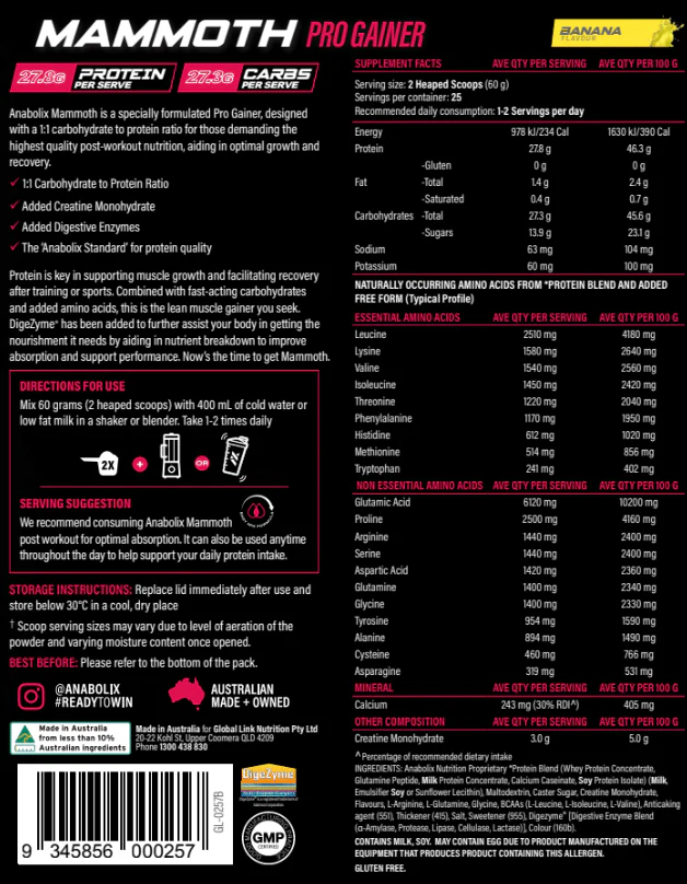 Mammoth By Anabolix Nutrition - Image 7