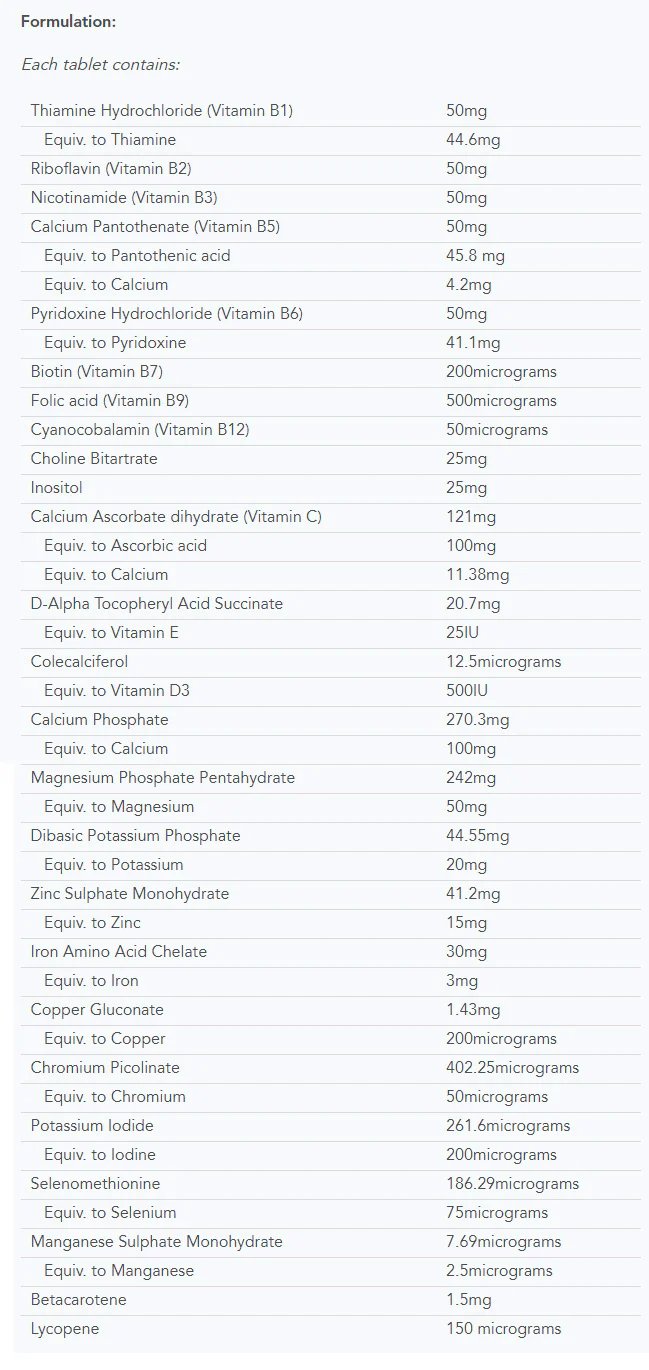 Men's Super Multi by Caruso's Natural Health - Image 2