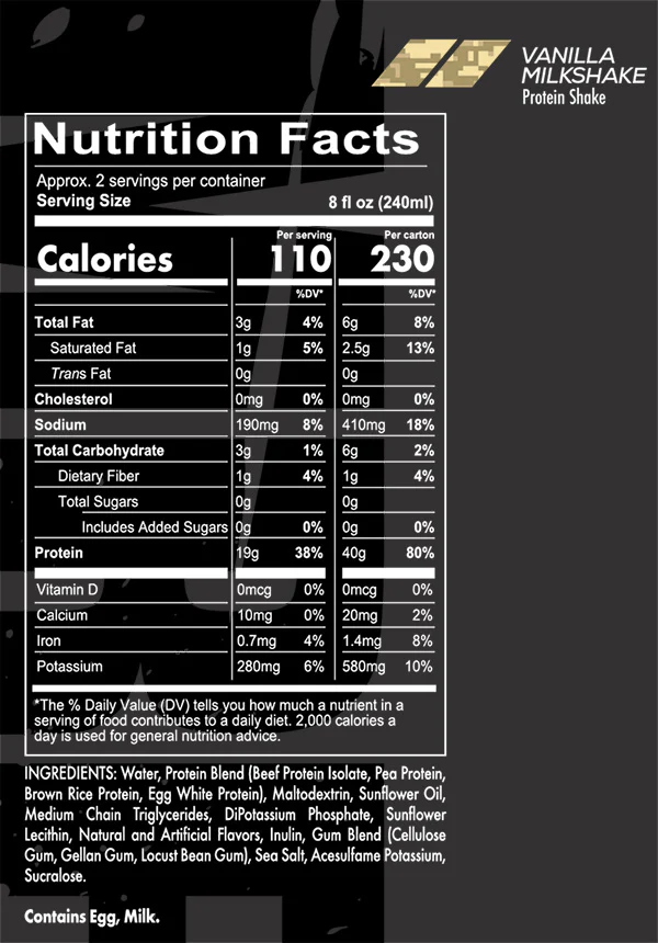 MRE Protein Shake RTD by Redcon1 - Image 7