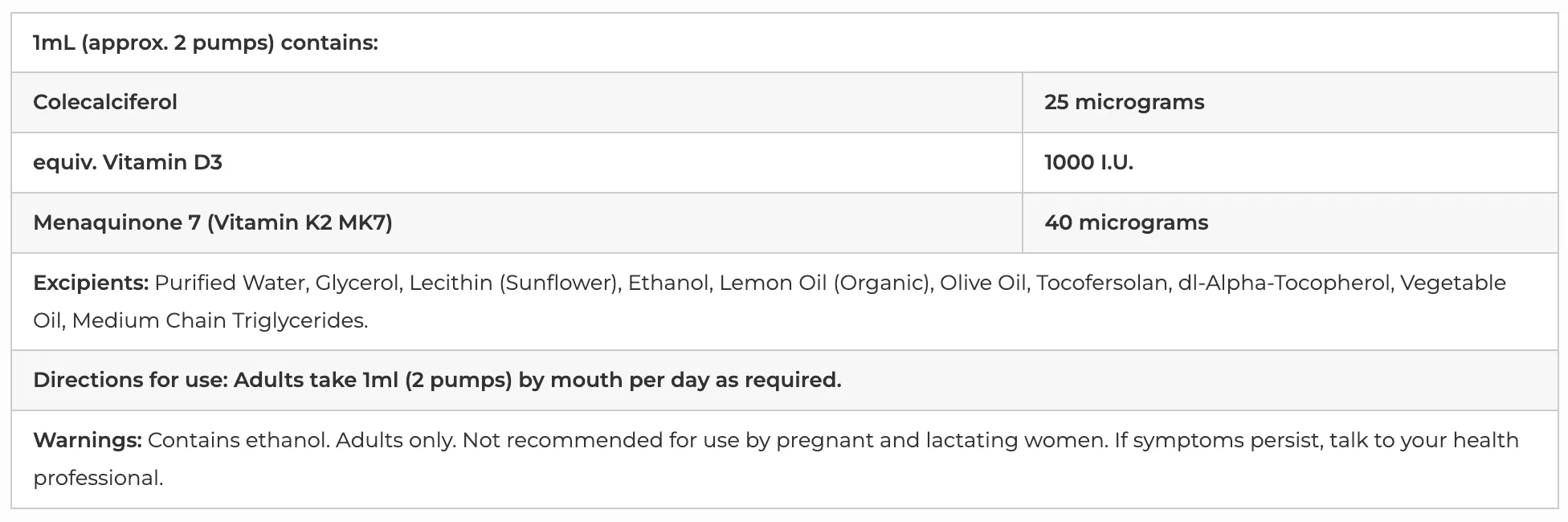 My Liposomal D+K by Therapure - Image 2