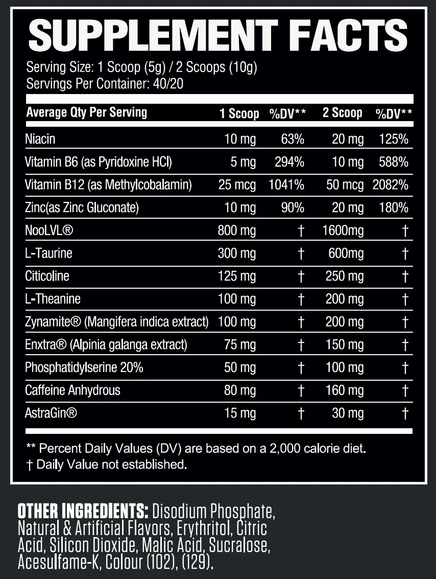 Neuro Code (Powder) by Genetix Nutrition Active Series - Image 3