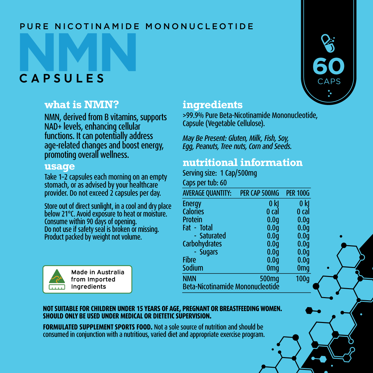 NMN (Capsules) by White Wolf Nutrition - Image 2