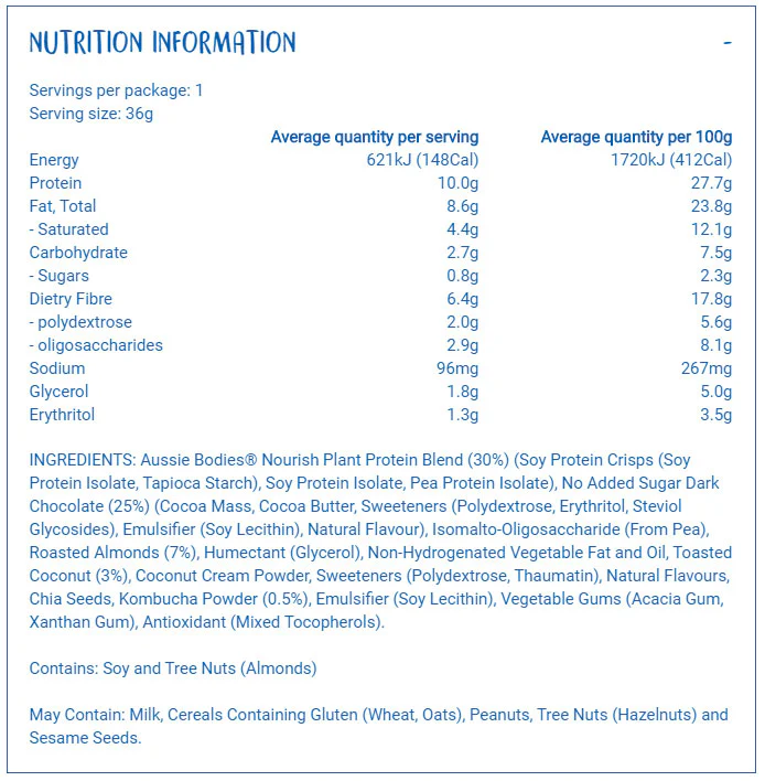 Nourish Protein Crisp Bar by Aussie Bodies - Image 8