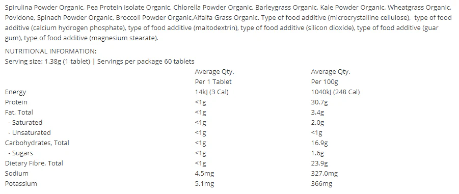Organic Greens Superfood by Pretorius - Image 2