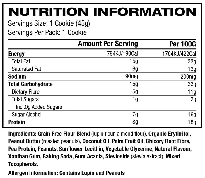 Peanut Butter Keto Cookie by Lenny & Larry's - Image 2
