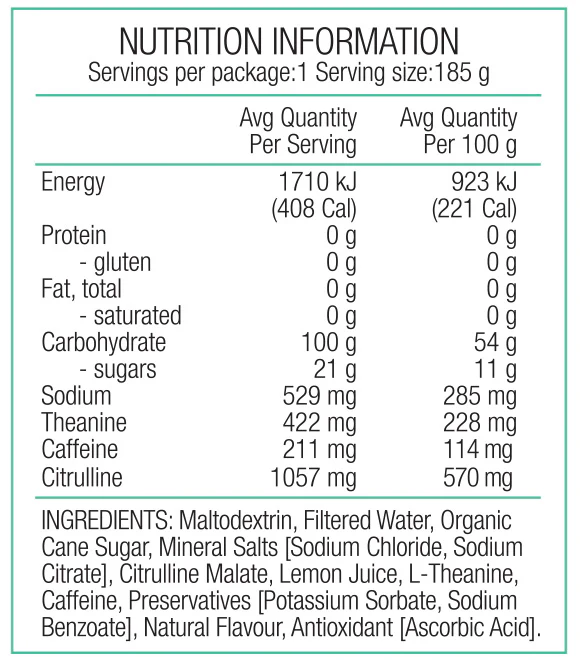 Performance + Race Energy Gel 100g Carb (Caffeine) by Pure Sports Nutrition - Image 3