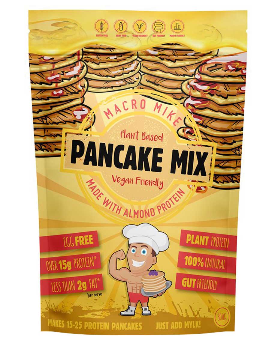 Plant Based Pancakes by Macro Mike