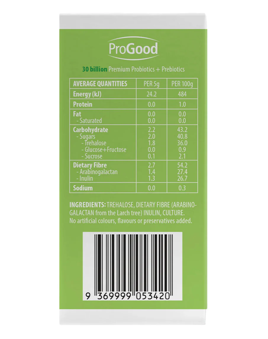 ProGood Premium Probiotics + Prebiotics by Gen-Tec Nutrition - Image 2