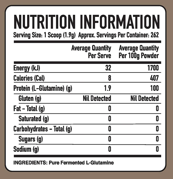 Pure Micronised Glutamine by Trusted Nutrition - Image 2