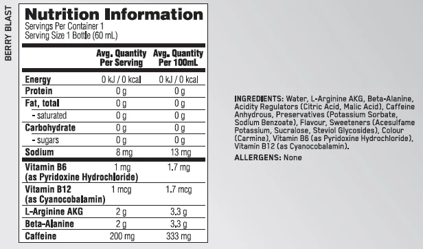 Pure Pre 200 RTD by Optimum Nutrition - Image 3