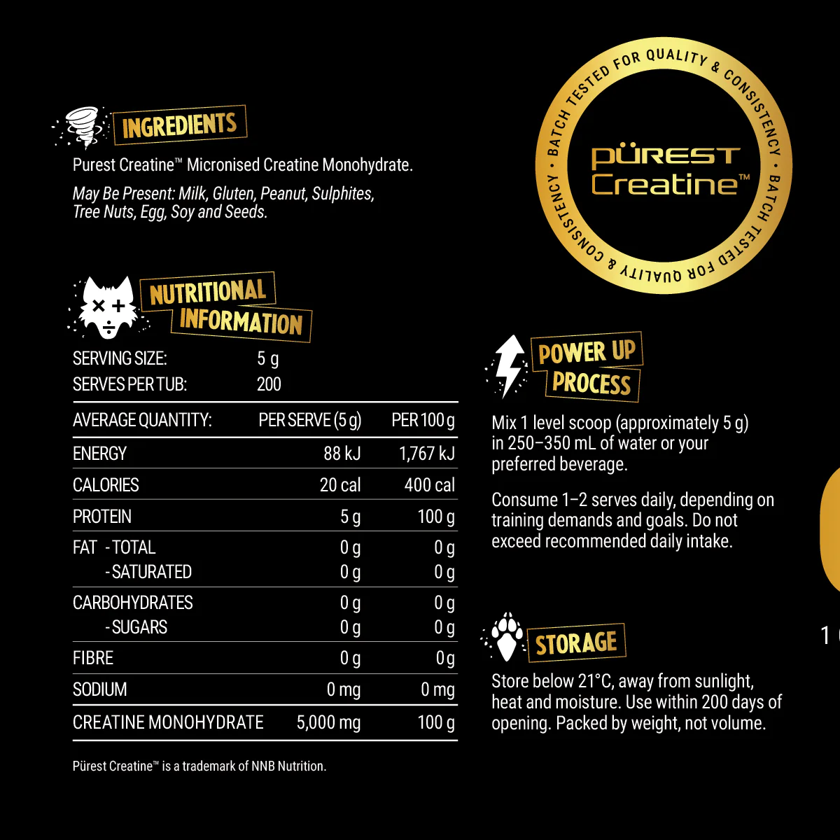 Purest Creatine by Black Wolf Nutrition - Image 3