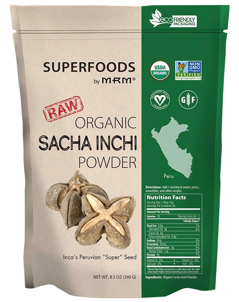 Raw Organic Sacha Inchi Powder by MRM