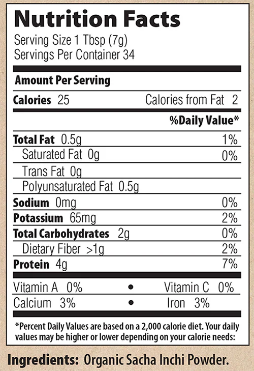 Raw Organic Sacha Inchi Powder by MRM - Image 2