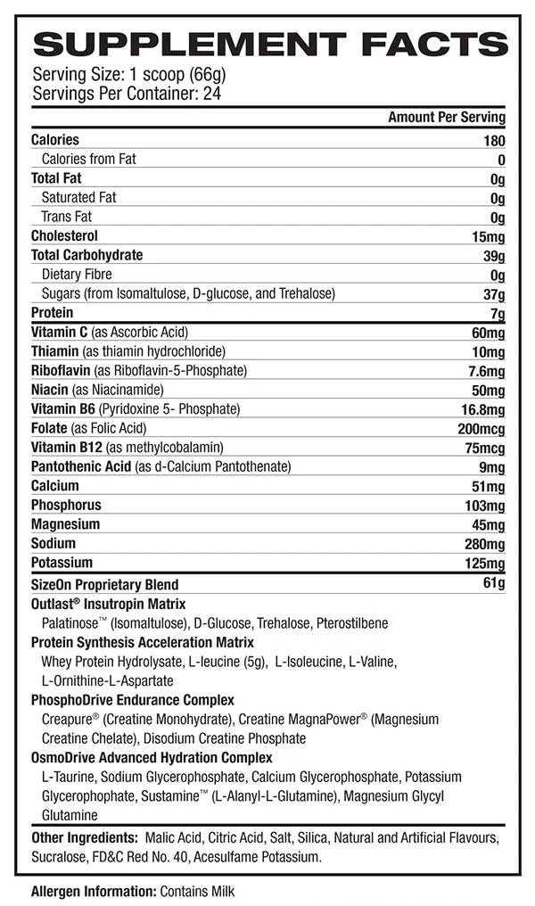 SizeOn Maximum Performance by Gaspari Nutrition - Image 3