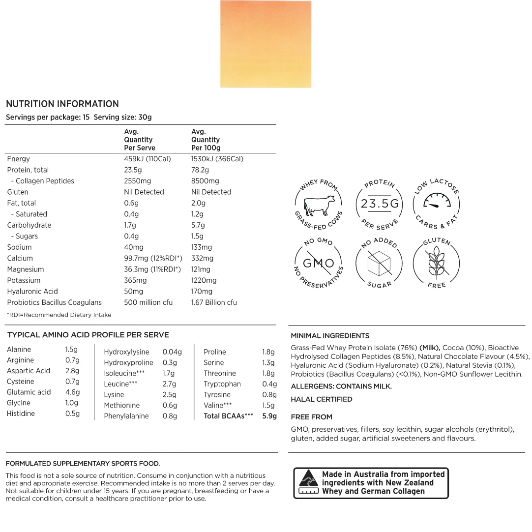 Skin Body Gut Collagen Whey Protein by Inca Organics - Image 3
